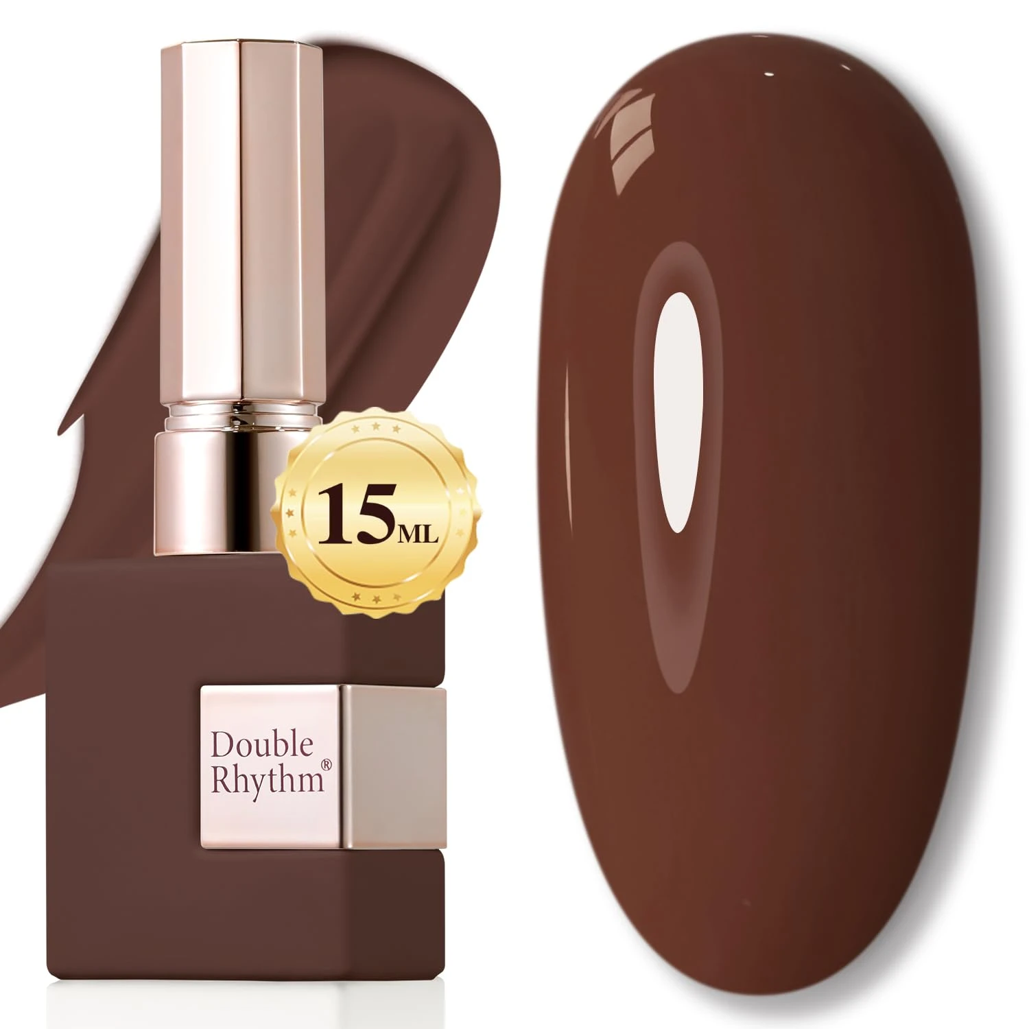 September Nails: The Only Month Where the Birthstone and the Trend Are the Same Color 6 Women mocha brown gel polish for chrome september nails