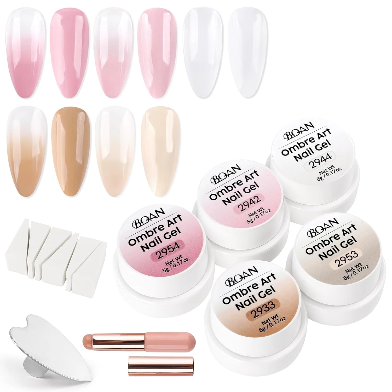 Butterfly Nails Explained: The Technique Plus 15 Designs for 2026 34 Women nude white ombre gel duo for butterfly nails