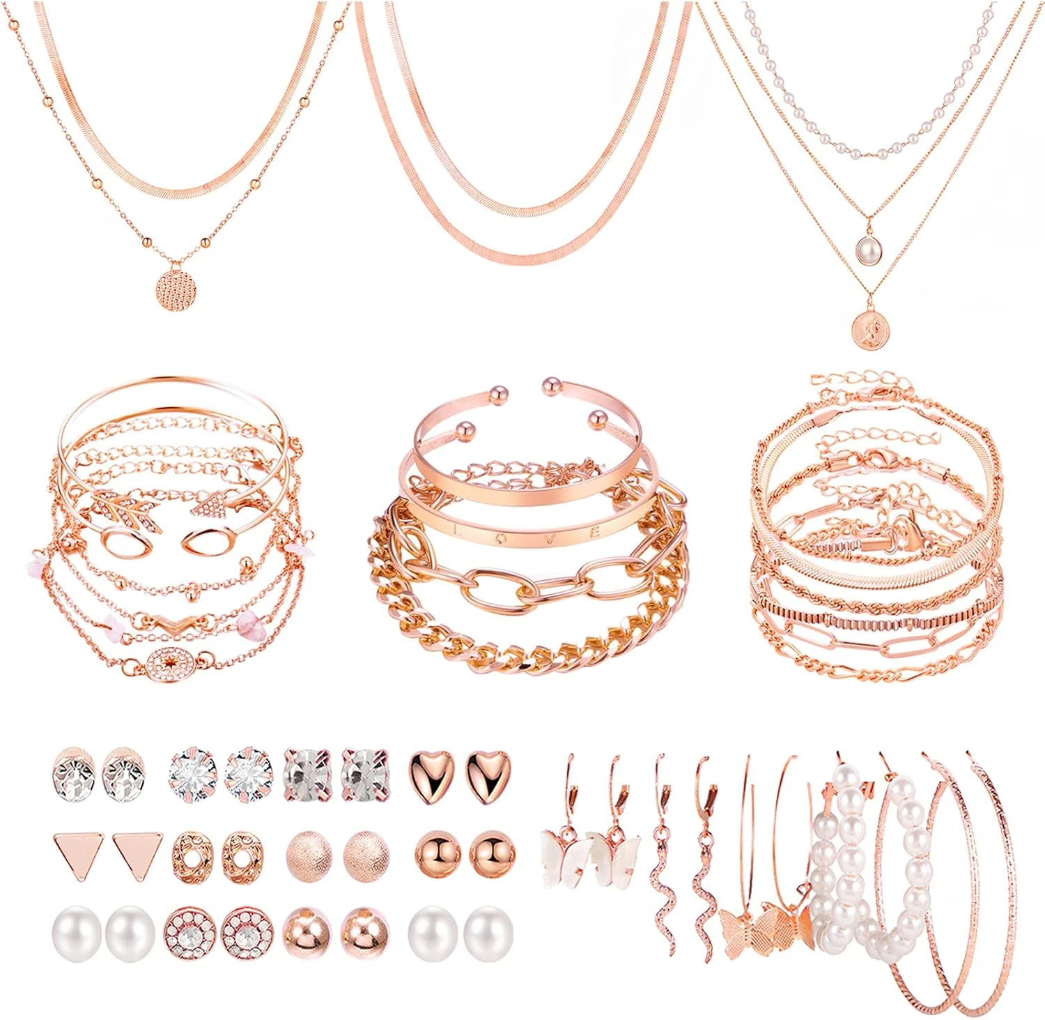 Yellow Dresses for Every Occasion: 16 Shades From Butter to Marigold in 2026 39 Women rose gold jewelry set for butter yellow bridesmaid dress