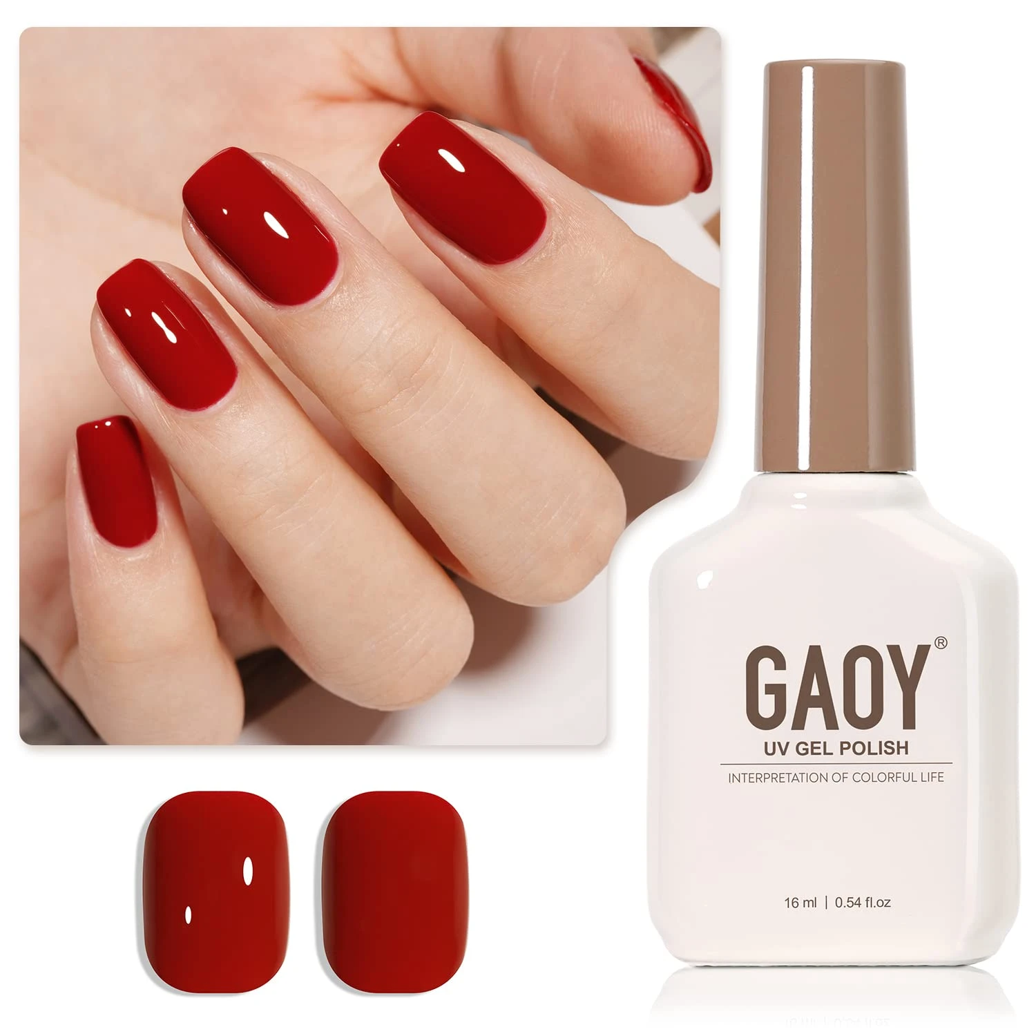 September Nails: The Only Month Where the Birthstone and the Trend Are the Same Color 22 Women ruby red gel polish for deep jewel september nails