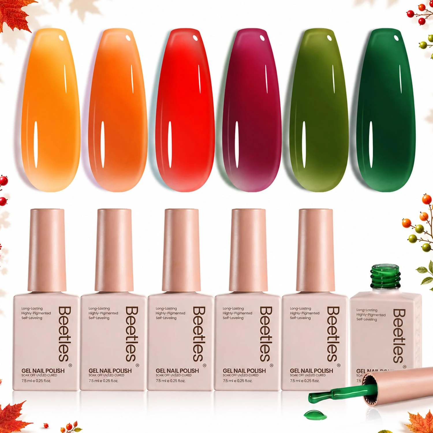 Women sheer red orange gel tint for twizzle august nails