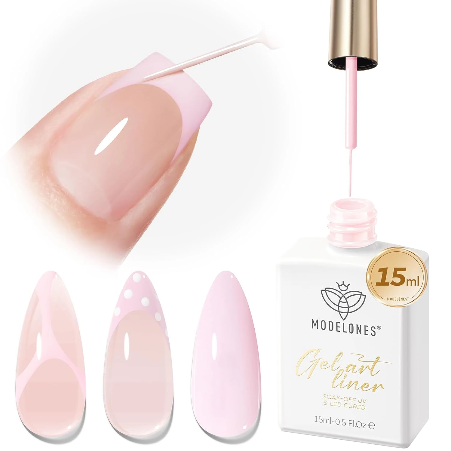 Cherry Nails Decoded: The Three Trends Hiding in One Name for 2026 12 Women soft pink fine liner gel for blossom nail petals