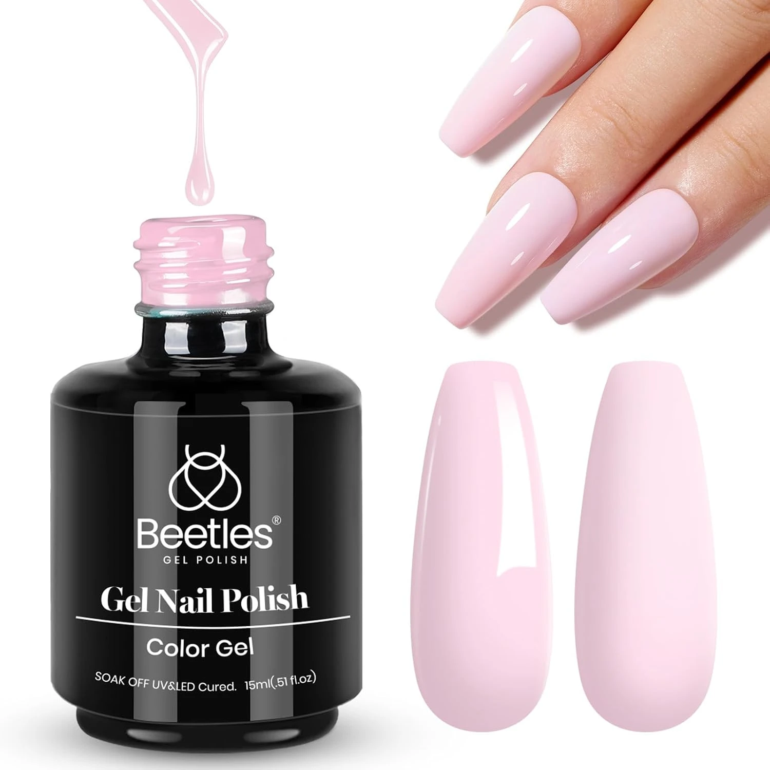 Women tangy pink gel polish for sugar plum august nails