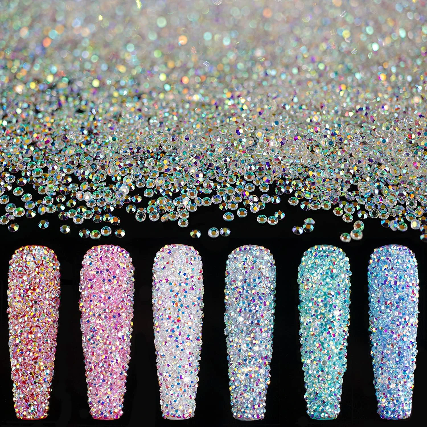 Graduation Nails Worth 40 Photos: 16 Sets to Try in 2026 15 Women tiny crystal nail accents for classy graduation nails