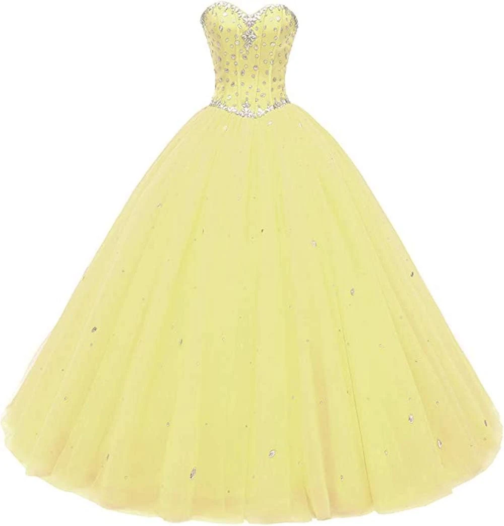 Yellow Dresses for Every Occasion: 16 Shades From Butter to Marigold in 2026 42 Women yellow quinceanera ballgown formal dress
